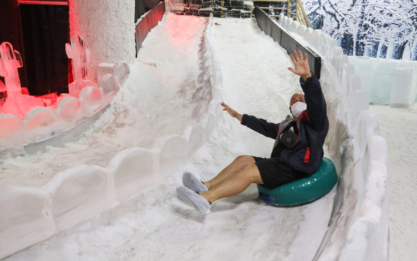 Antalya'da 40 derecede yaşanan kış havası turist ve çocukların vazgeçilmezi oldu - Resim: 3