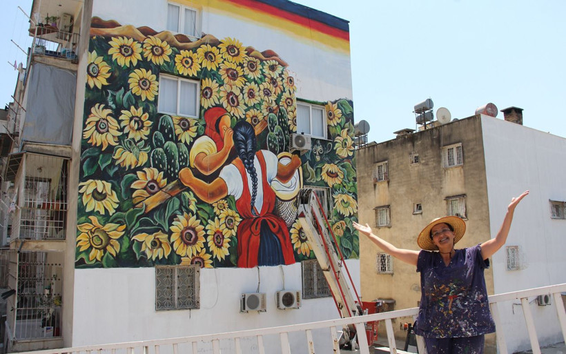 Mersin'de bina duvarları dünyaca ünlü tablolarla donatıldı - Resim: 4