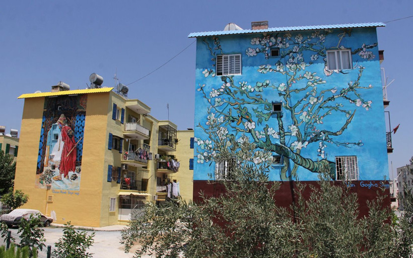 Mersin'de bina duvarları dünyaca ünlü tablolarla donatıldı - Resim: 3