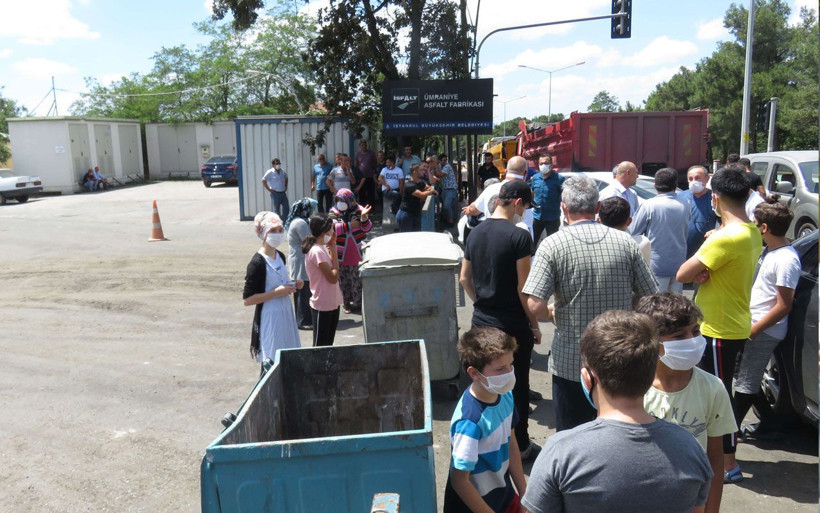 İstanbul Büyükşehir Belediyesi'ne bağlı fabrikada toz ve koku eylemi - Resim: 3