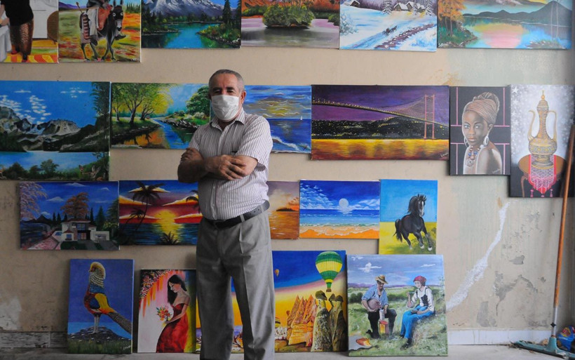 67 yaşında yeteneğini fark etti Kocaeli'nin Van Gogh'u oldu - Resim: 1
