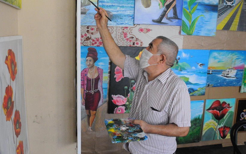 67 yaşında yeteneğini fark etti Kocaeli'nin Van Gogh'u oldu - Resim: 3