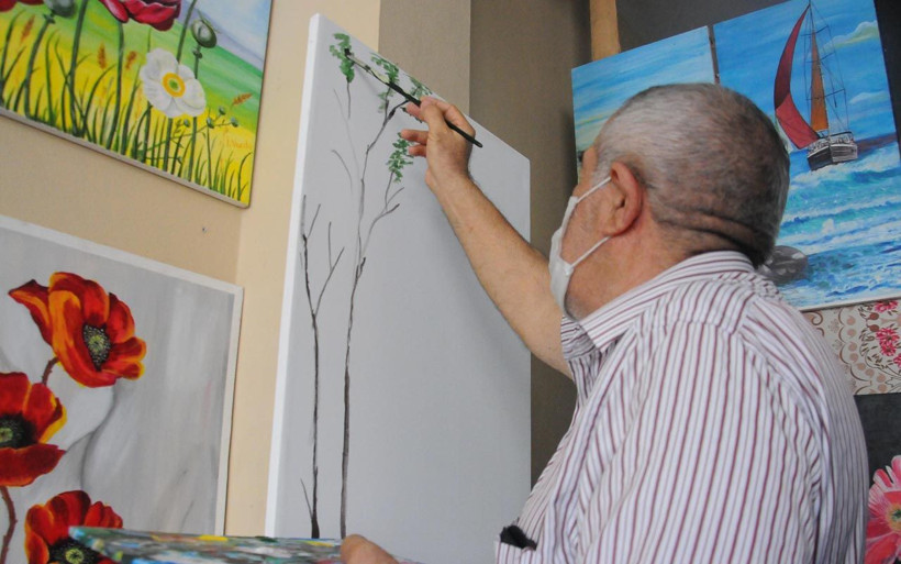 67 yaşında yeteneğini fark etti Kocaeli'nin Van Gogh'u oldu - Resim: 4