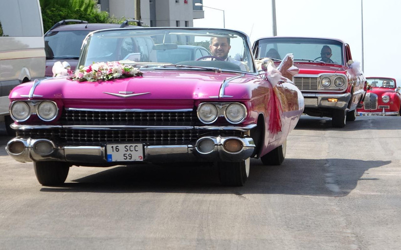 Bursa'da en havalı düğün konvoyu tüm gözleri üzerine çekti - Resim: 4