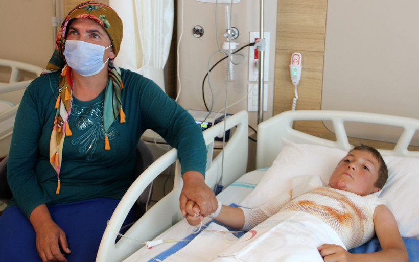 Ardahan'da gömleğimdeki ipi yakayım derken kendini yaktı - Resim: 3