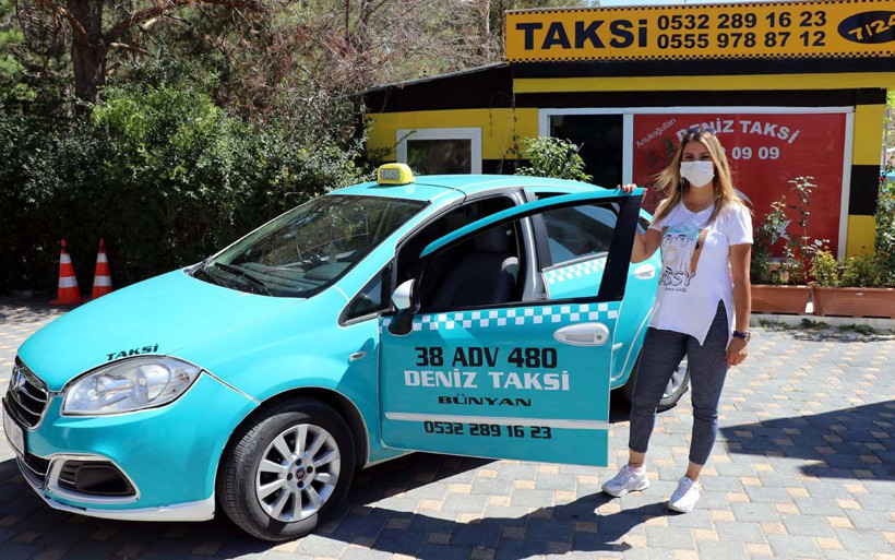 Kayseri'de 1 çocuk annesi bakın hangi nedenden taksi şoförü oldu - Resim: 3