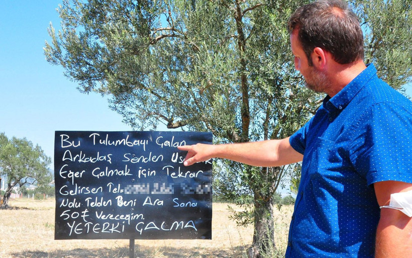 Su tulumbası hırsızlarına ilginç not Manisa'da hayırsever isyan etti: Tekrar gelirsen... - Resim: 1