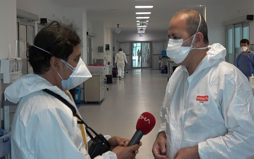 Mersin'de koronavirüsü yenen hemşire: Bir nefese hasret kalarak ağlayan hastalarımız var - Resim: 3