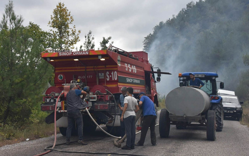 Sinop'ta yaşlı adam otları temizlemek isterken 20 hektarlık ormanı yaktı - Resim: 4
