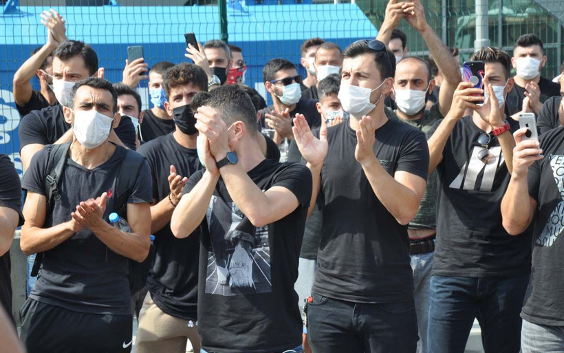 Amatör futbolcular federasyona yürüdü: Biz futbolun gariban insanlarıyız... - Resim: 1
