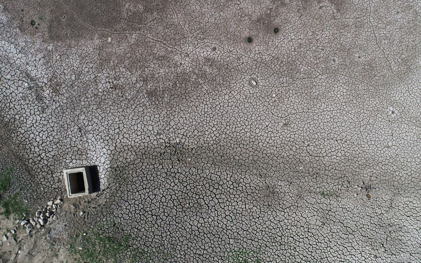 Bursa'da Hasköy Göleti tamamen kurudu 3 köyün tarımsal sulama ihtiyacını karşılıyordu - Resim: 2