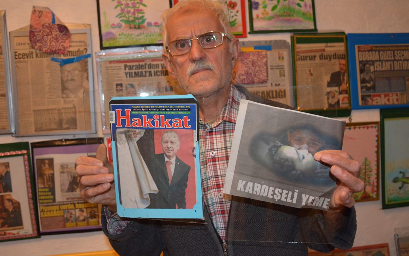 Tokat'ta 'Erdoğan' haberlerinin kupürlerini saklıyor 'doğru ve güçlü olduğu için biriktiriyorum' - Resim: 2