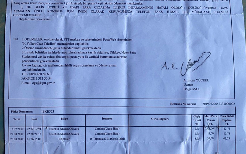 Bursa'da akıllara durgunluk veren olay: 12 yıl önce ölen adama 'kaçak geçiş' cezası - Resim: 1