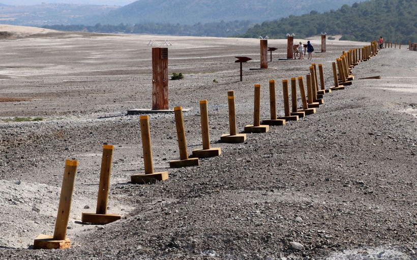 Burdur'daki Salda Gölü'nün 'Beyaz Adalar'ı son ziyaretçilerini ağırlıyor çalışmalar başladı - Resim: 4