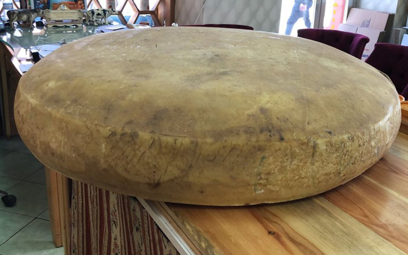 Kars'ta 2 buçuk ton sütle üretildi! 100 kiloluk gravyer peyniri şaşırttı - Resim: 4