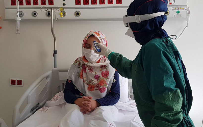 Koronavirüs hastası annenin ilk evladı Miraç bebek pandemi hastanesinin de ilki oldu - Resim: 2