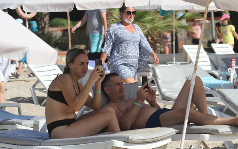 Antalya'nın Alanya ilçesi kışa kendini unutturdu deniz sefası sürüldü - Resim: 4