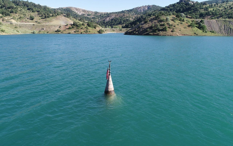 Sivas'ta kuraklık minareyle ölçülüyor eski Pusat köyü her yıl daha çok ortaya çıkıyor - Resim: 3