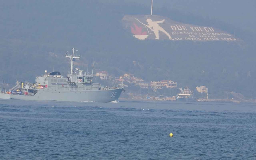 NATO üyesi 4 ülkenin savaş gemisi Çanakkale Boğazı'ndan Marmara Denizi'ne geçti - Resim: 4
