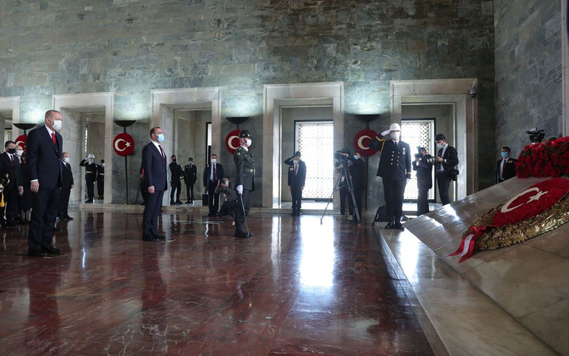 Cumhuriyet'in 97. yılı! Devletin zirvesi Erdoğan ile birlikte Anıtkabir'de çok özel fotoğraflar - Resim: 4