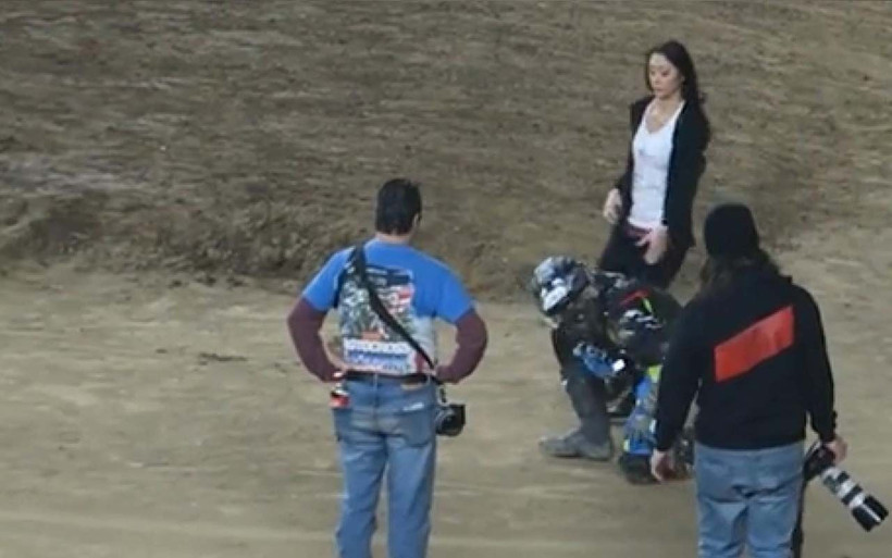 ABD'de motokros şampiyonasında yürekleri ağza getiren sporcu meğer numara yapmış - Resim: 4