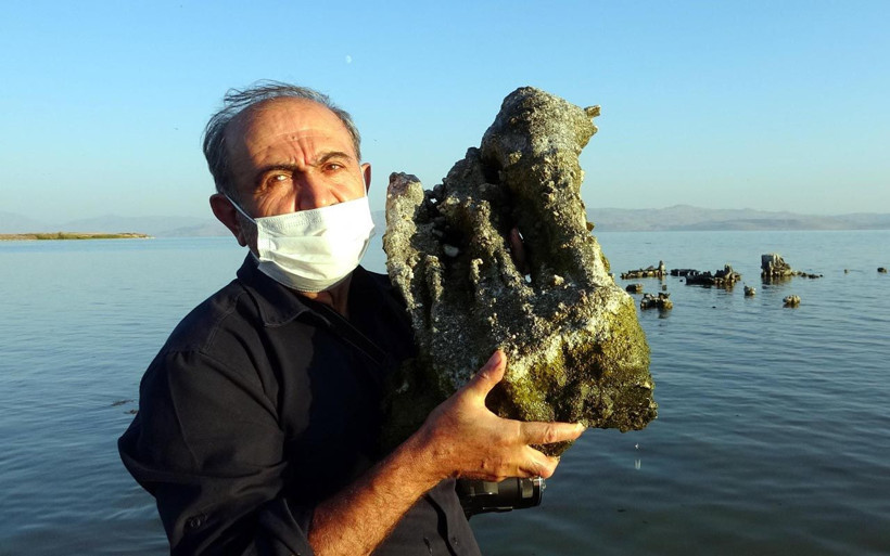 Van Gölü sular çekilince beyaza büründü! Mikrobiyalitler ortaya çıktı - Resim: 3
