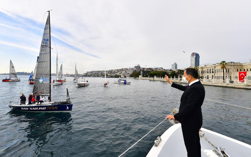 Cumhurbaşkanlığı Uluslararası Yat Yarışı İstanbul Boğazı'nda başladı 4 gün sürecek - Resim: 1