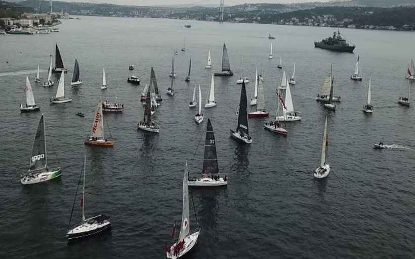Cumhurbaşkanlığı Uluslararası Yat Yarışı İstanbul Boğazı'nda başladı 4 gün sürecek - Resim: 2
