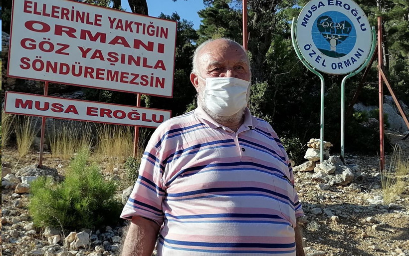 Mersin'de 20 yılda 50 bin fidan dikti 'Yeşil' aşığı Musa Eroğlu'nun tek bir isteği var - Resim: 3
