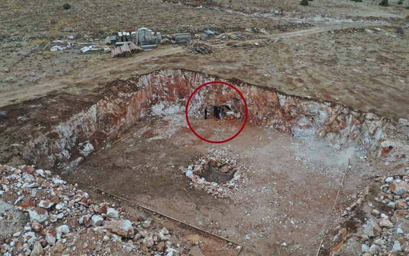 Yozgat'ta inşaat kazısında bulunan yeraltı mağarası şaşırttı! Korumaya alındı - Resim: 2