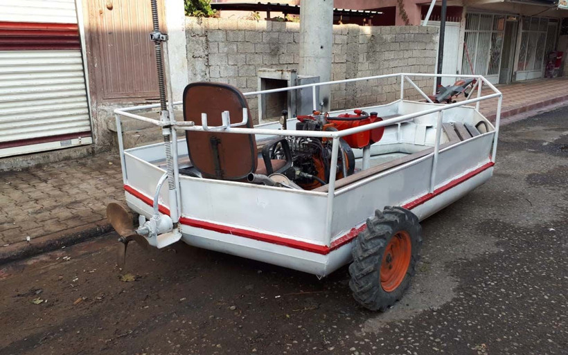 Batman'da kaynak ustası yaptı köy halkı şaşırdı: Hem kara hem de suda gidebiliyor - Resim: 1