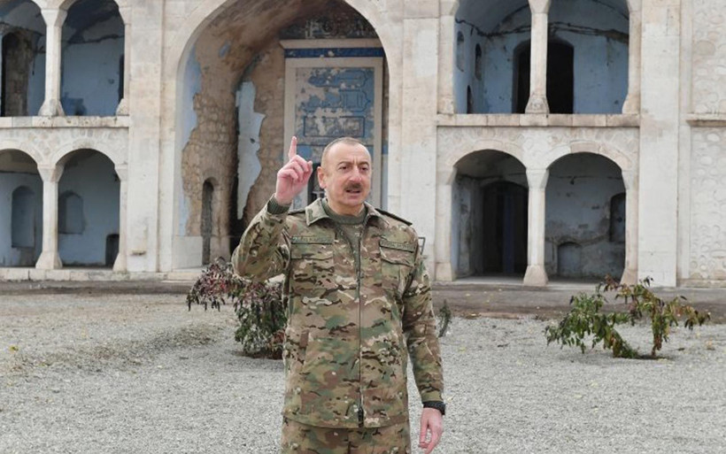 27 yıl sonra bir ilk! Azerbaycan Cumhurbaşkanı Aliyev Ağdam'ı ziyaret etti - Resim: 1