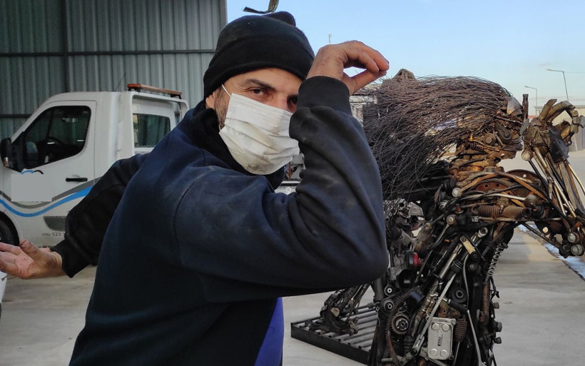 Vatandaş istedi Düzceli motor ustası yaptı Nusret’e benziyor görmeye geliyorlar - Resim: 3