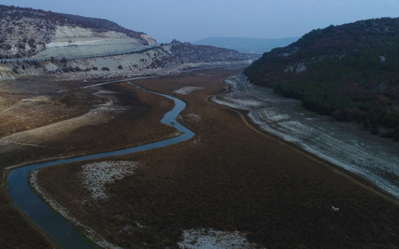 Porsuk Barajı 3 kilometre çekildi 70 yıllık minare tamamen ortaya çıktı! - Resim: 2