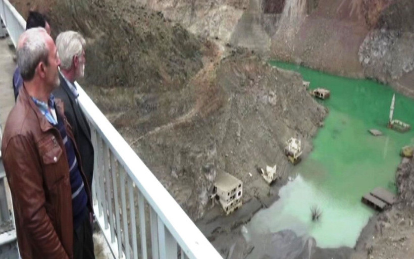 Artvin'de su seviyesi düşen barajlar eski yerleşim yerlerini ortaya çıkardı - Resim: 1