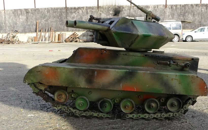 Trabzonlu usta hurda parçalarıyla tank üretti! Ateşleme sistemi bile kurmuş - Resim: 2