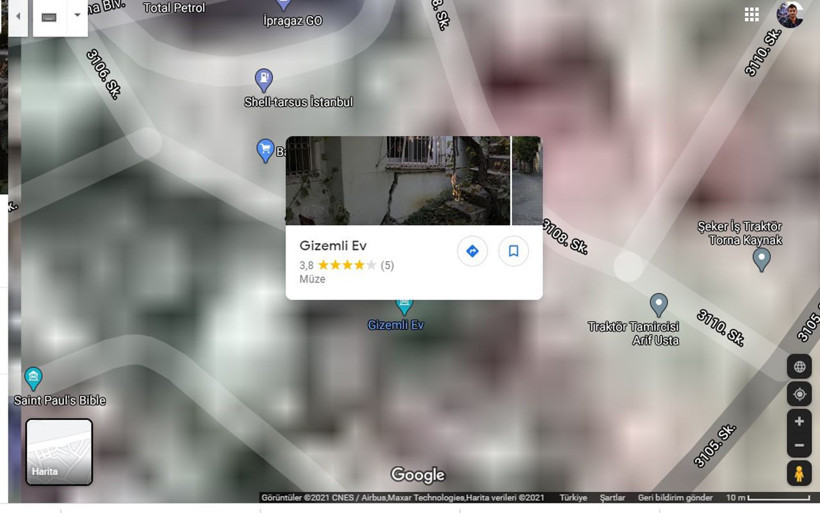 Herkes 'gizemli ev' dedi Google da öyle kabul etti! Haritalar hizmetinde gören şaşırıyor - Resim: 4