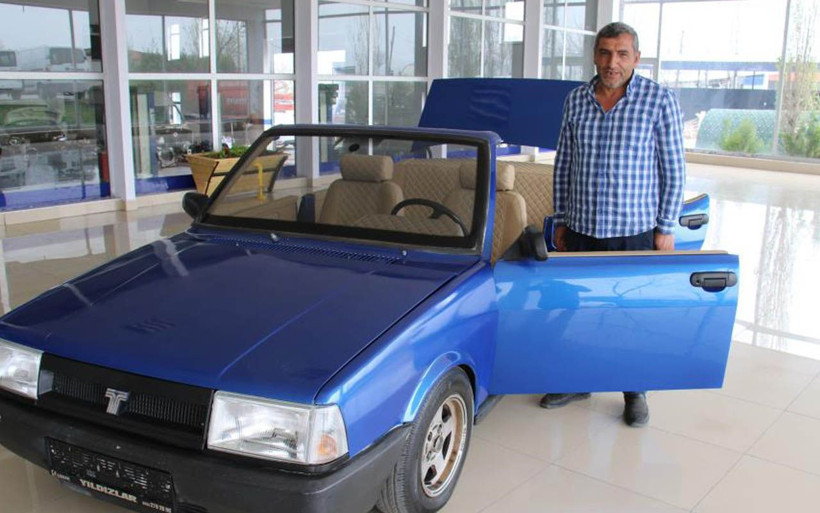 Hurdaydı artık üstü açık lüks bir otomobil! Elazığ'da görenler hayran kaldı 700 bin TL... - Resim: 4