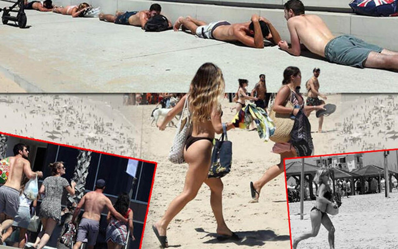 Hamas'ın saldırısı İsraillileri korkuttu! Plajdaki yüzlerce kişi sığınaklara kaçtı - Resim: 2