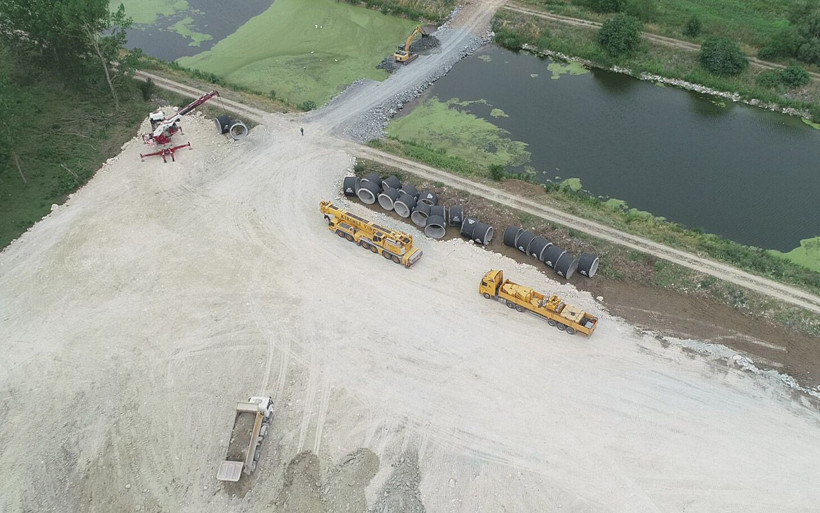 Kanal İstanbul'un temeli işte burası! Projenin ilk köprüsü için hummalı çalışmalar başladı - Resim: 4