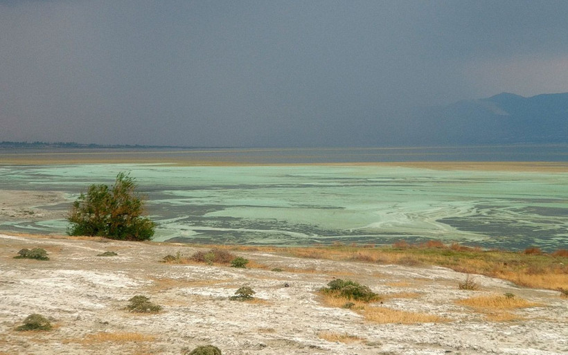 Burdur Gölü'nün rengi değişti halk panikledi! Nedeni belli oldu - Resim: 1