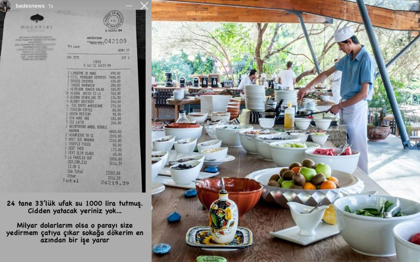 Bodrum 2021 lahmacun fiyatını solladı! 'Utanmadan suya 1000 tl yazmışlar' - Resim: 4