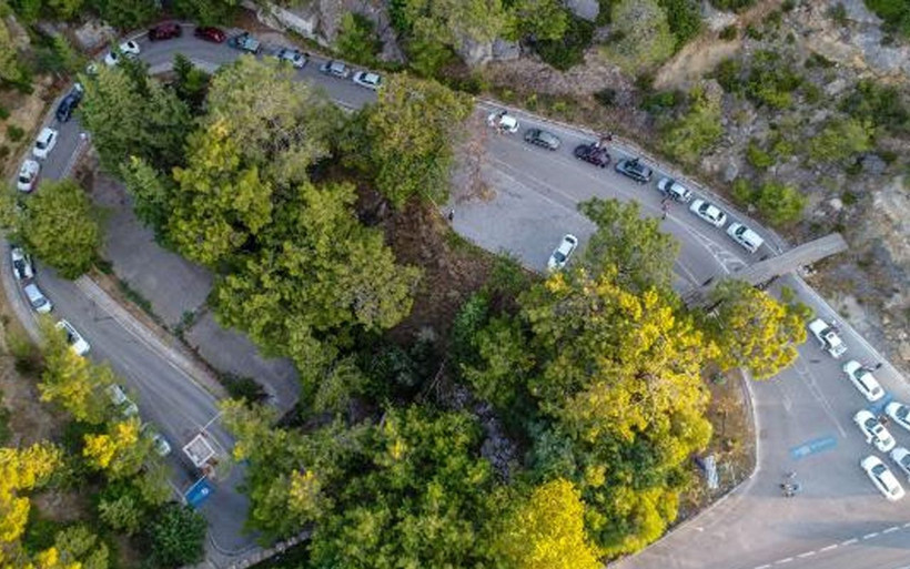 Antalya'da pazar günü soluğu piknikte aldılar mesire alanı girişinde kuyruk oluştu - Resim: 4