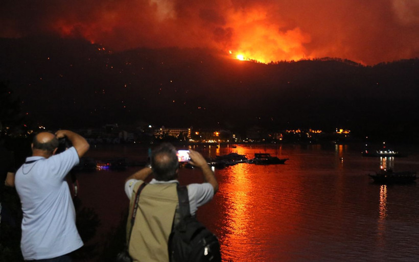 Marmaris'te yangın! Sabah acı görüntü ortaya çıktı: Küle dönen ormanlar görüntülendi - Resim: 3