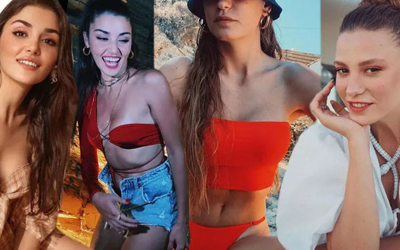 Serenay Sarıkaya ve Hande Erçel aynı gün kırmızı giyince fanlar birbirine girdi! - Resim: 4