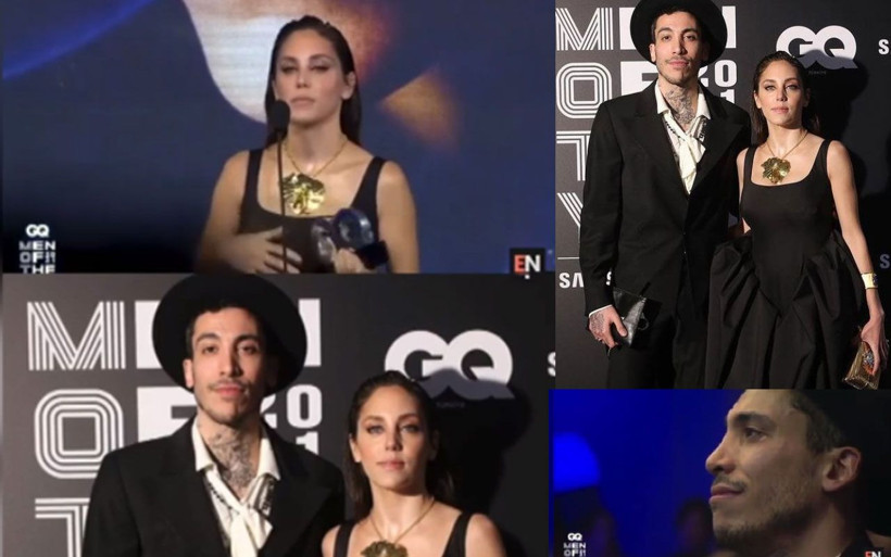 GQ 2021 Men Of The Year Ödüllerinde yılın kadını Öykü Karayel eşi Can Bonomo'yu ağlattı - Resim: 1