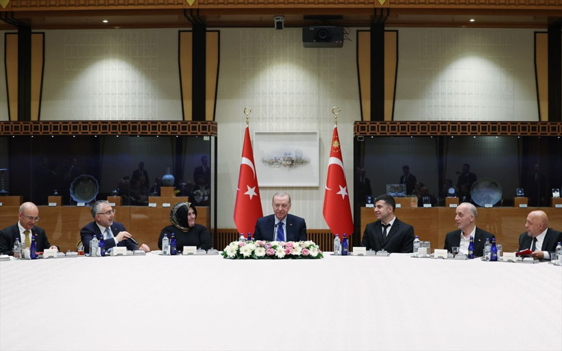 Cumhurbaşkanı Erdoğan, işçi ve işveren temsilcilerini kabul etti - Resim: 5