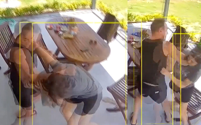 Berhan Şimşek'in eşi Özlem Şanver'e dayak videosu olay oldu şok görüntü - Resim: 6