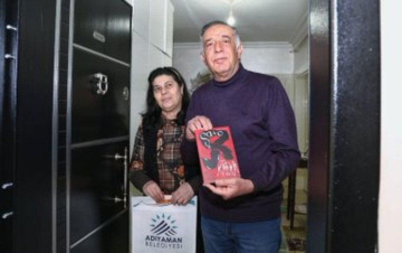 Adıyaman'da evde kal çağrısına uyanlara kitap servisi - Resim: 1
