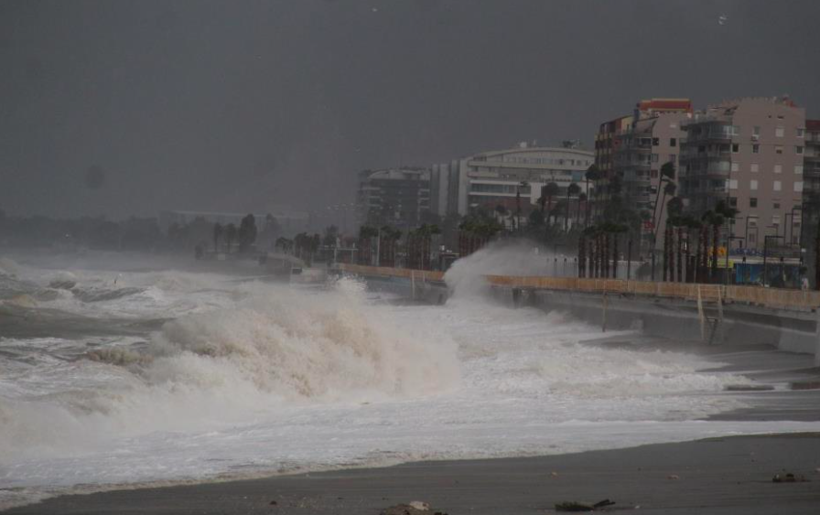 İzmir'de denizin rengi değişti, ağaçlar devrildi! Sağanak yağış dev dalgalar oluşturdu - Resim: 1